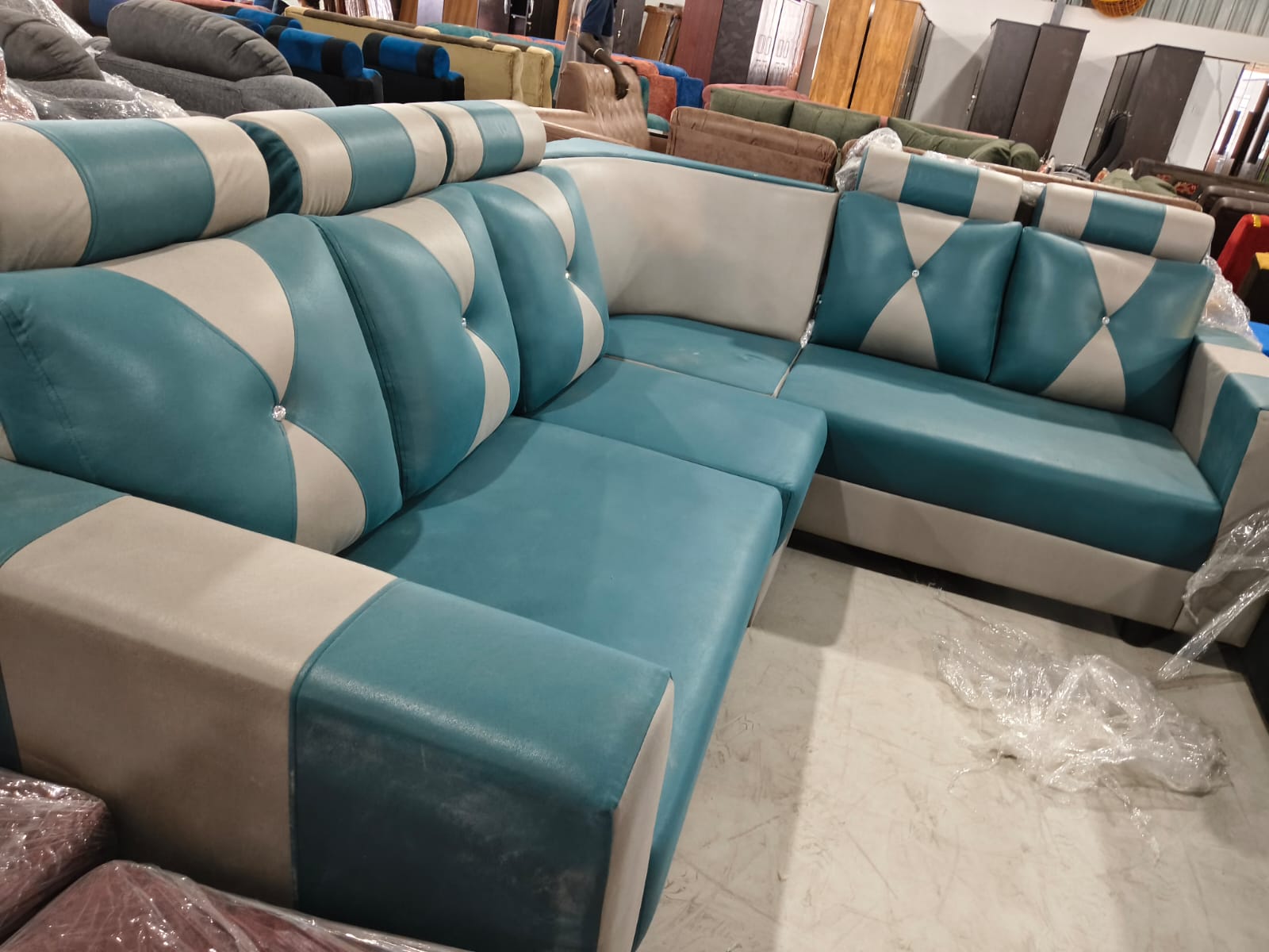 corner Sofa (Headrest Model)